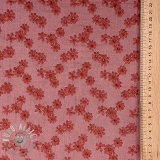 Mussola/Doppia garza EMBROIDERY Tossed flowers blush