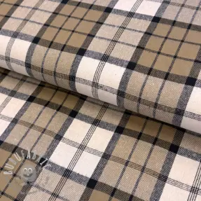 Scottish RECYCLED Checks ecru