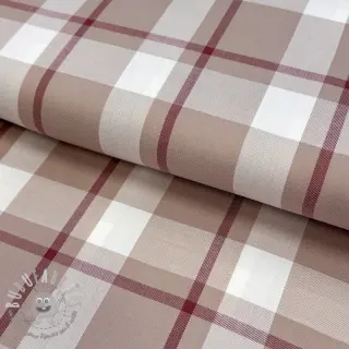 Viscosa YARN DYED Check beige