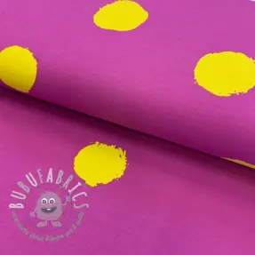 Jersey Big dots fuchsia
