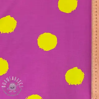 Jersey Big dots fuchsia