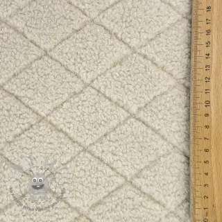 Tessuto per cappotti TEDDY Diamond beige