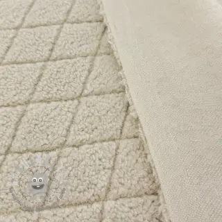 Tessuto per cappotti TEDDY Diamond beige