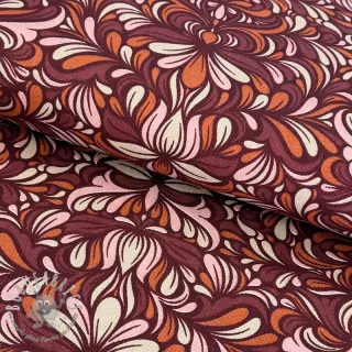 Tessuto decorativo Boho rosewood