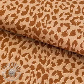 Lino con viscosa WASHED Animal skin sand