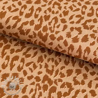 Lino con viscosa WASHED Animal skin sand