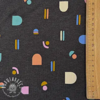 Jersey Abstract anthracite melange