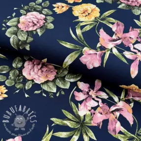Tessuti per abbigliamento da donna e occasioni speciali SOFT SKIN navy