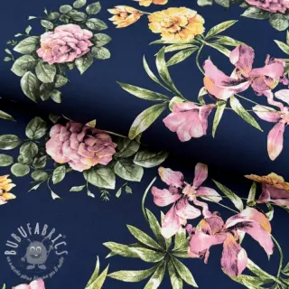 Tessuti per abbigliamento da donna e occasioni speciali SOFT SKIN navy