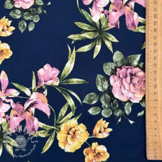 Tessuti per abbigliamento da donna e occasioni speciali SOFT SKIN navy