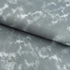 Mussola/Doppia garza TIE DYE rock grey