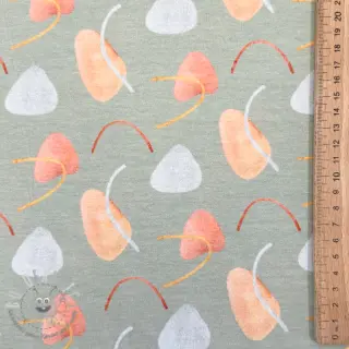Jersey Shapes sage digital print