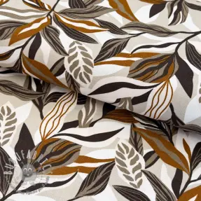 Tessuto decorativo Leaves taupe