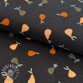 Jersey Glitter pears anthracite melange