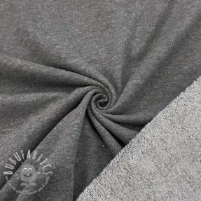 Felpa garzata grey melange