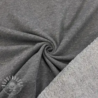 Felpa garzata grey melange