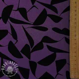 Viscosa POPLIN STRETCH Abstract purple