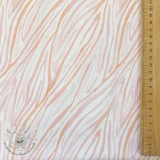 Jersey Animal skin white powder digital print