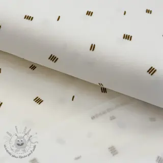Felpa garzata SOFT Stripes ecru