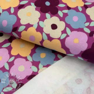 Felpa garzata JOGGING Flowers fuchsia