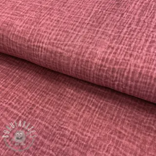 Mussola/Doppia garza STONE WASHED light rose