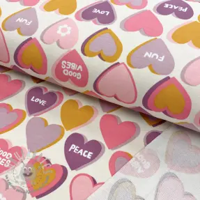 Felpa Hearts ecru