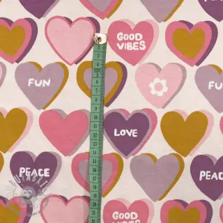 Felpa Hearts ecru