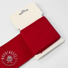 Costina elastica CUFF 7 cm dark red