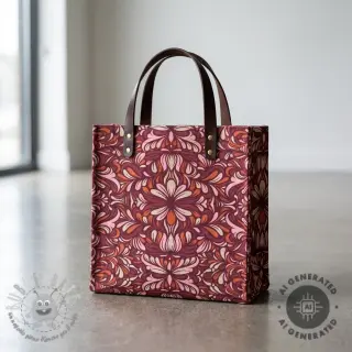 Tessuto decorativo Boho rosewood