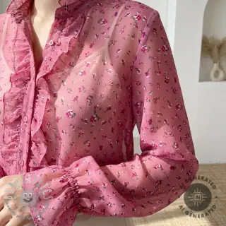 Chiffon Flowers pink