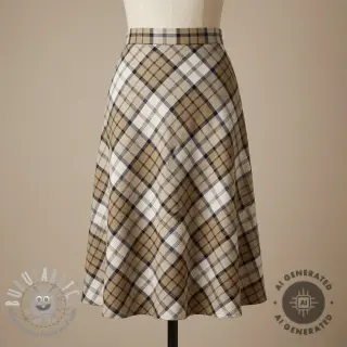 Scottish RECYCLED Checks ecru