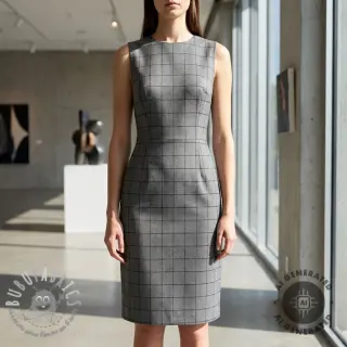 Scottish Check grey black