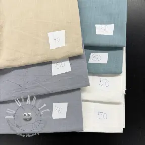 Last pieces package Tessuto di cotone con lino 081