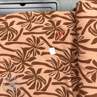 Viscosa RADIANCE Palmtrees peach 2nd class
