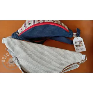 Velluto a coste HUGGY silver