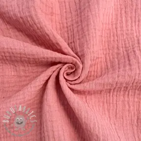 Mussola/Doppia garza soft rose ORGANIC