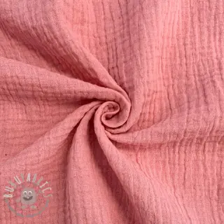 Mussola/Doppia garza soft rose ORGANIC