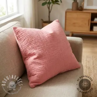 Mussola/Doppia garza soft rose ORGANIC