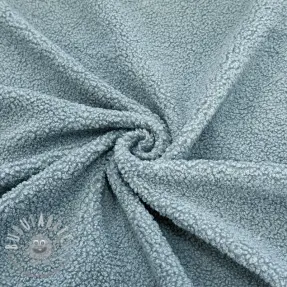 Tessuto per cappotti TEDDY light blue