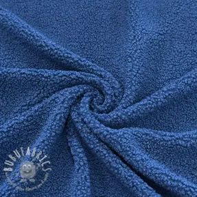 Tessuto per cappotti TEDDY cobalt