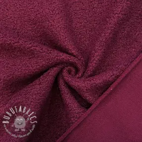 Fleece TEDDY DOUBLE SIDED burgundy