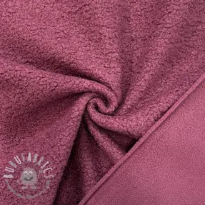 Fleece TEDDY DOUBLE SIDED rouge