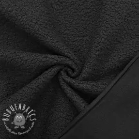 Fleece TEDDY DOUBLE SIDED black