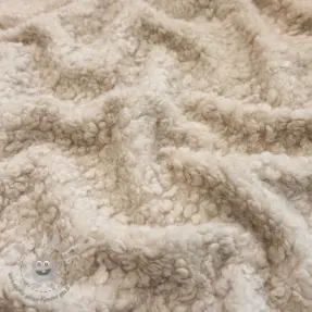 Tessuto per cappotti TEDDY BOUCLÉ beige