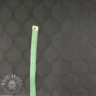 Tessuto trapuntato Round black