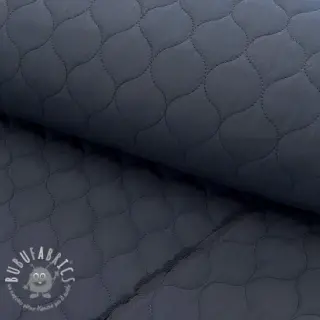 Tessuto trapuntato Round navy