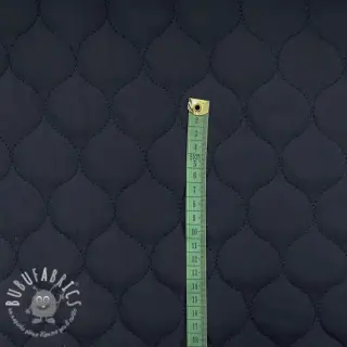 Tessuto trapuntato Round navy
