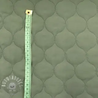 Tessuto trapuntato Round sage