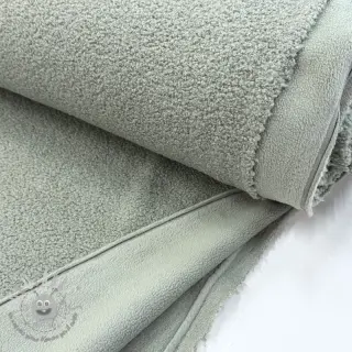Fleece TEDDY DOUBLE SIDED old green
