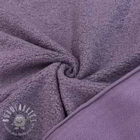 Fleece TEDDY DOUBLE SIDED mulberry